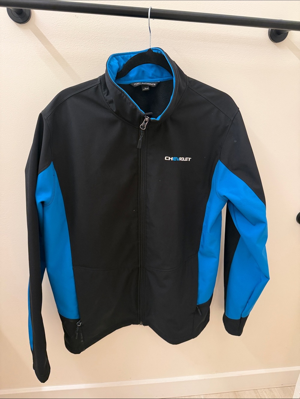 Men’s Black and Blue Lightweight Jacket - Chevrolet branded